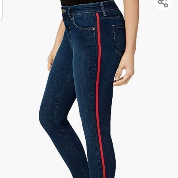 Maison Jules Racer-Stripe Skinny Jeans - Picture 1 of 7